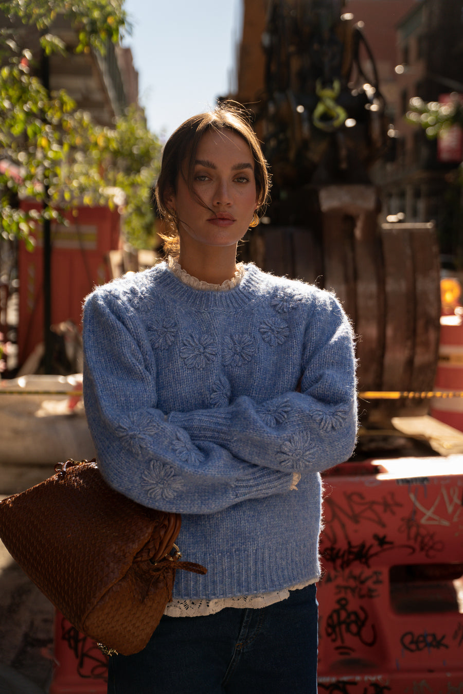 Madah blue sweater
