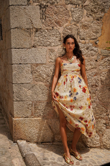 Robe Clarysse Fleurs D'Été