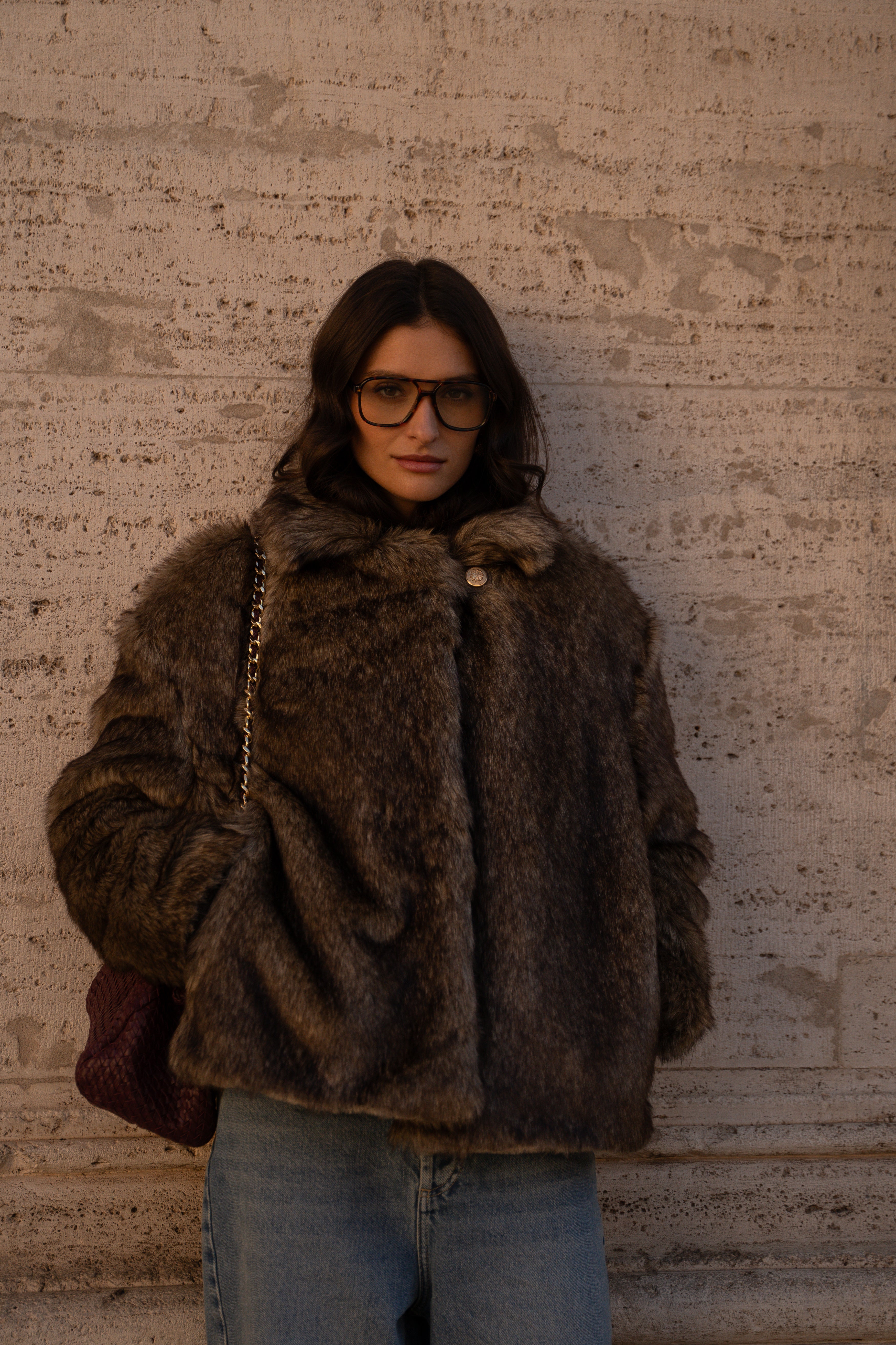 Jackie tawny coat – Maison Stella & Suzie