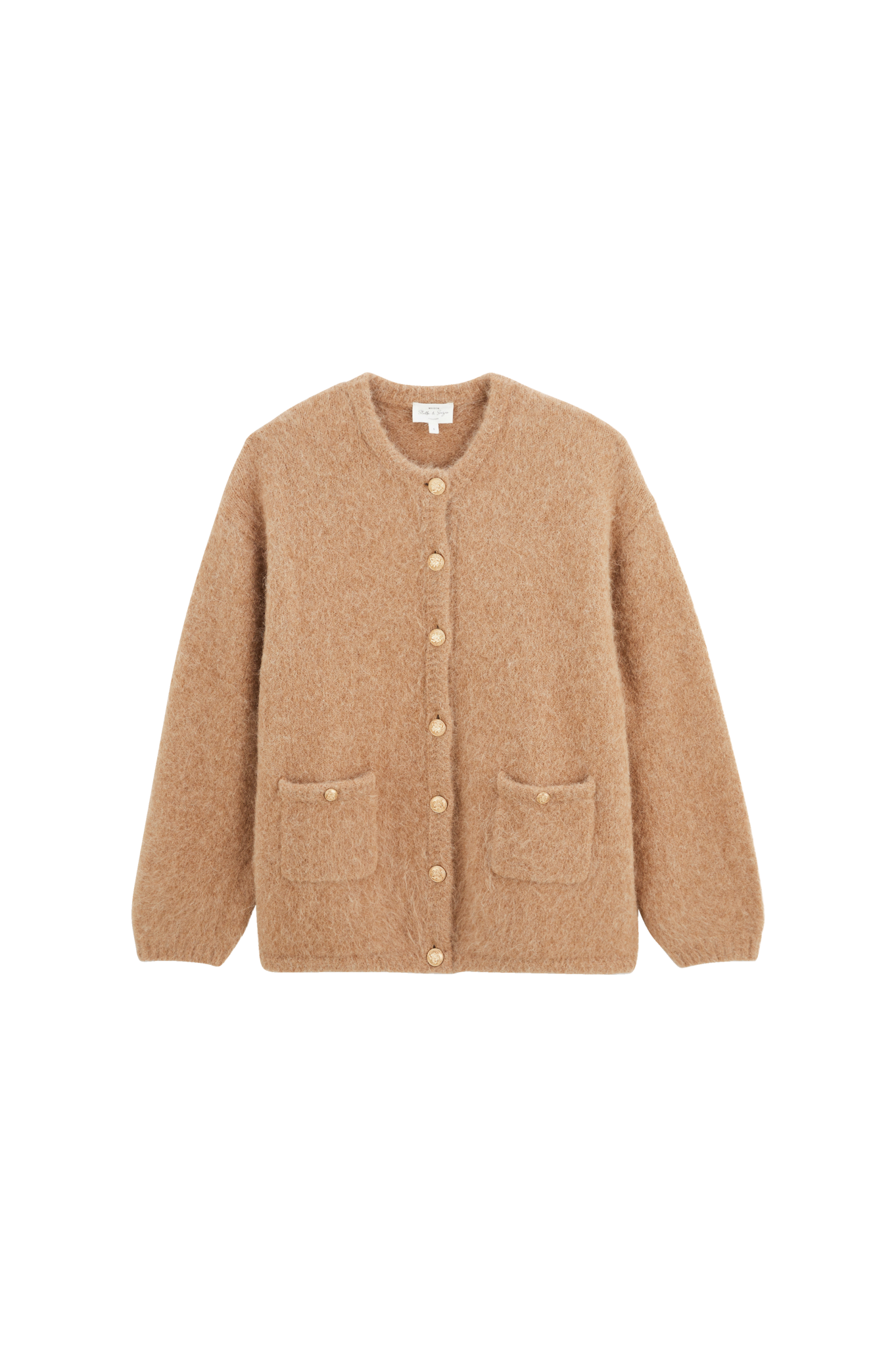 SUNSEA 21AW WAFFLE CARDIGAN 3 BLACK