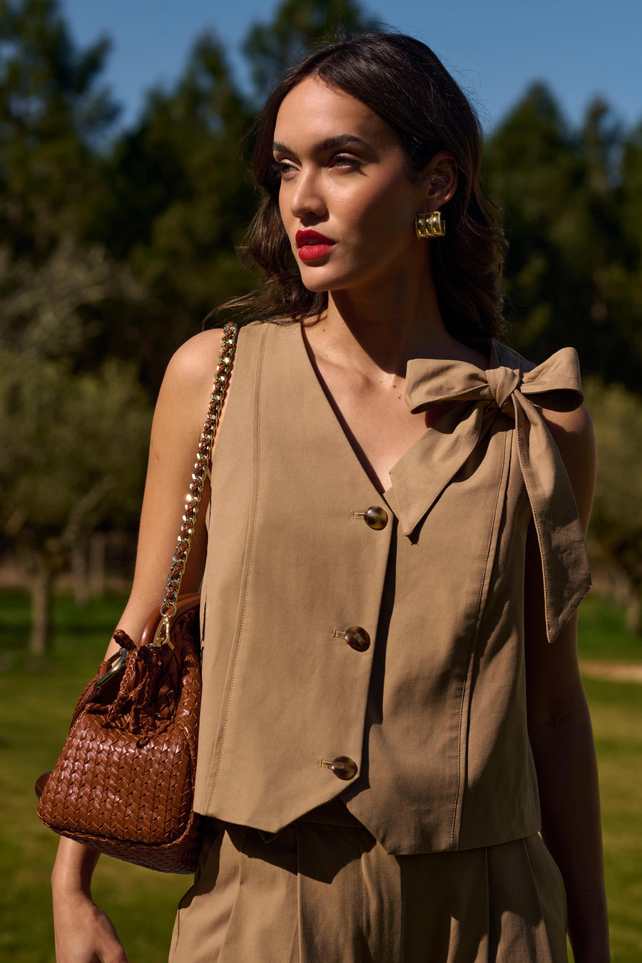 Gilet Ricco taupe