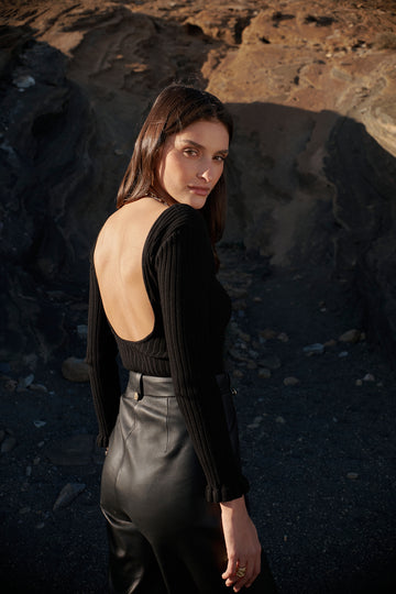 Top Joiane noir