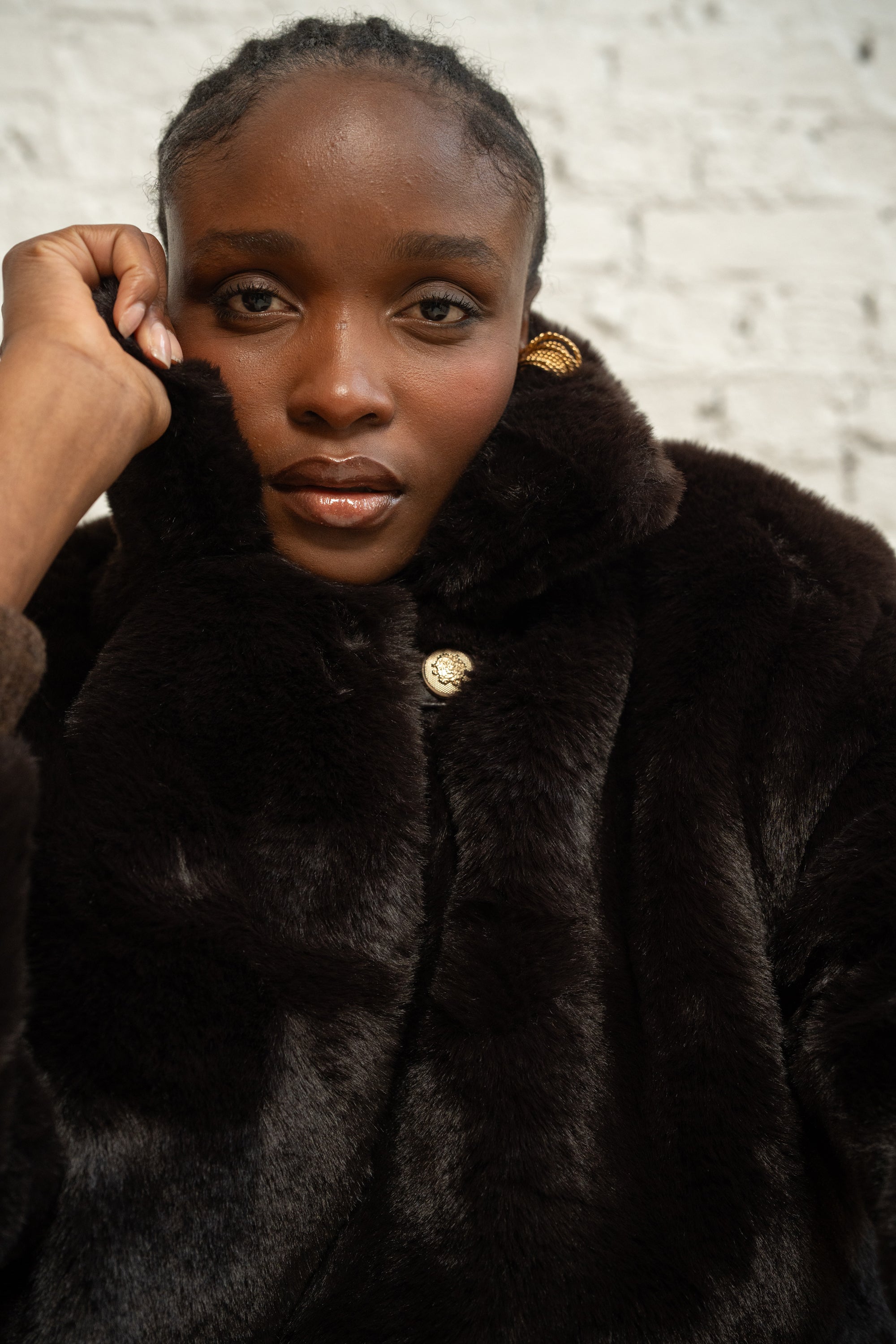 Manteau Jackie marron foncé