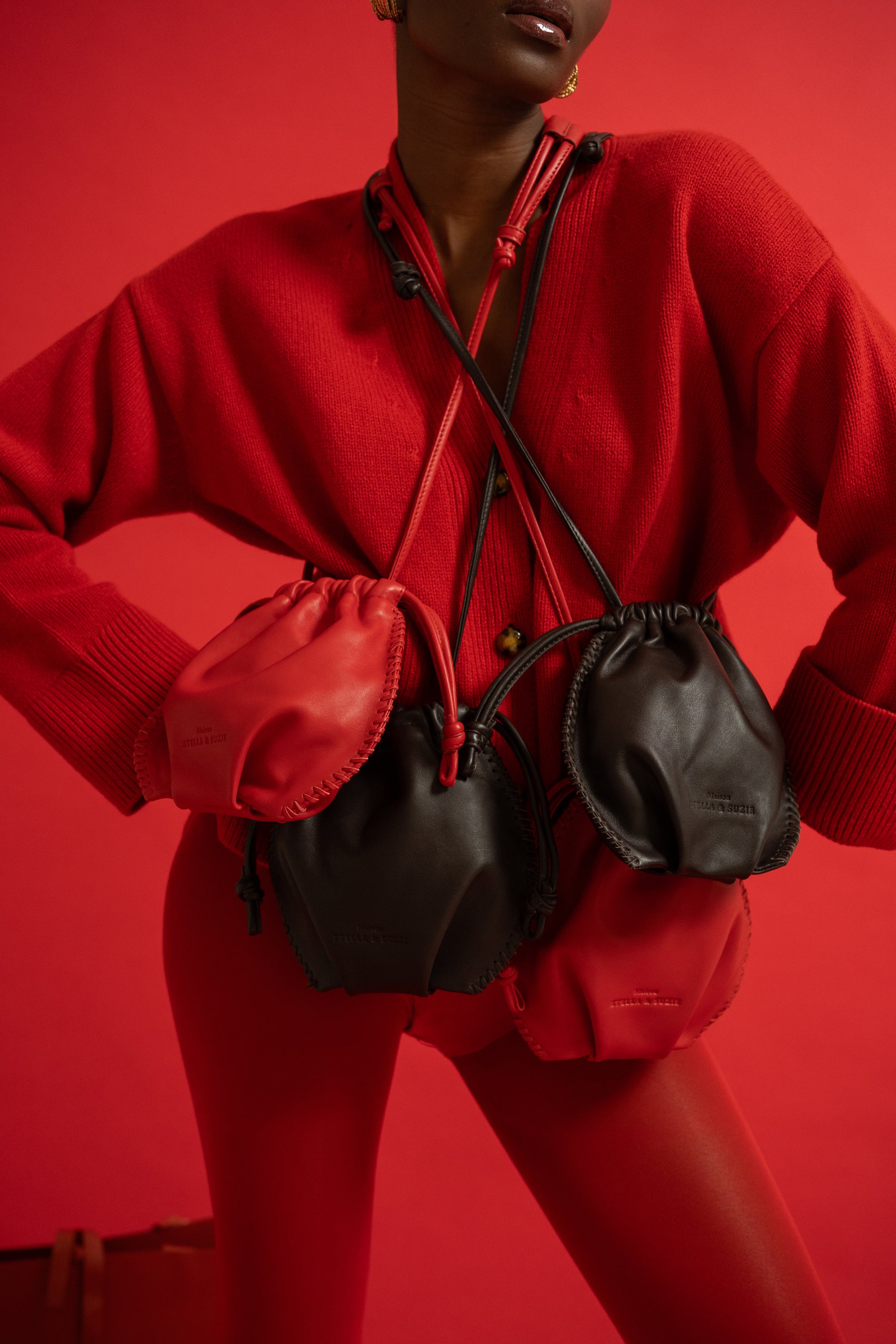 Pochette bourse Betyna rouge