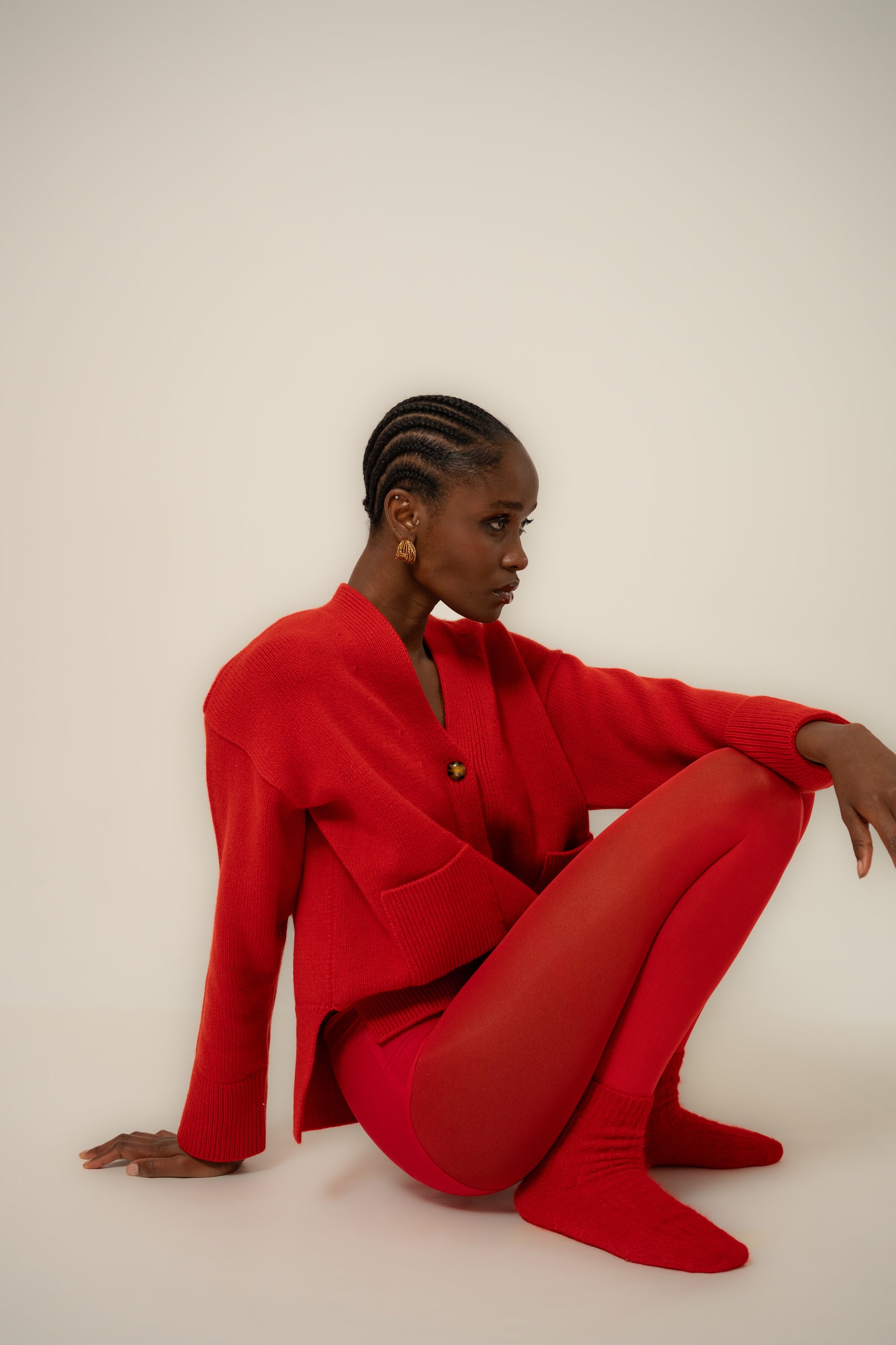 Cardigan Luis rouge
