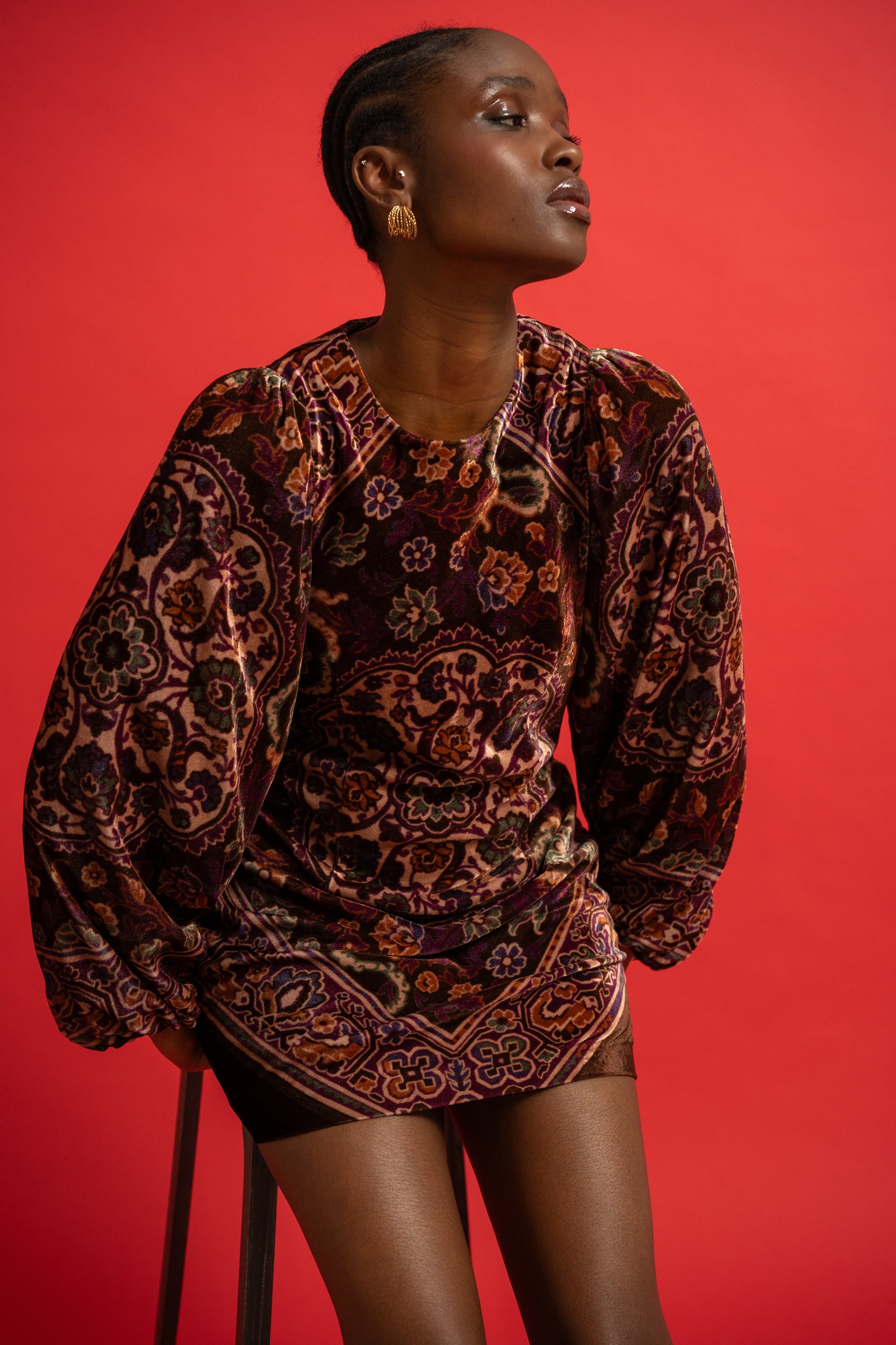 Robe Courte Sayana velours Ludmila