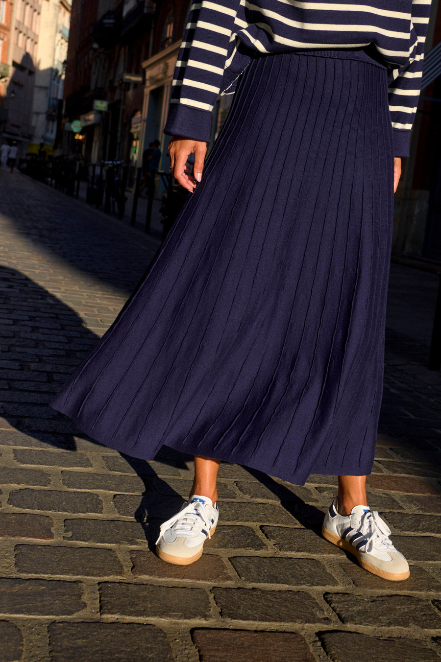 Nivia navy mesh skirt