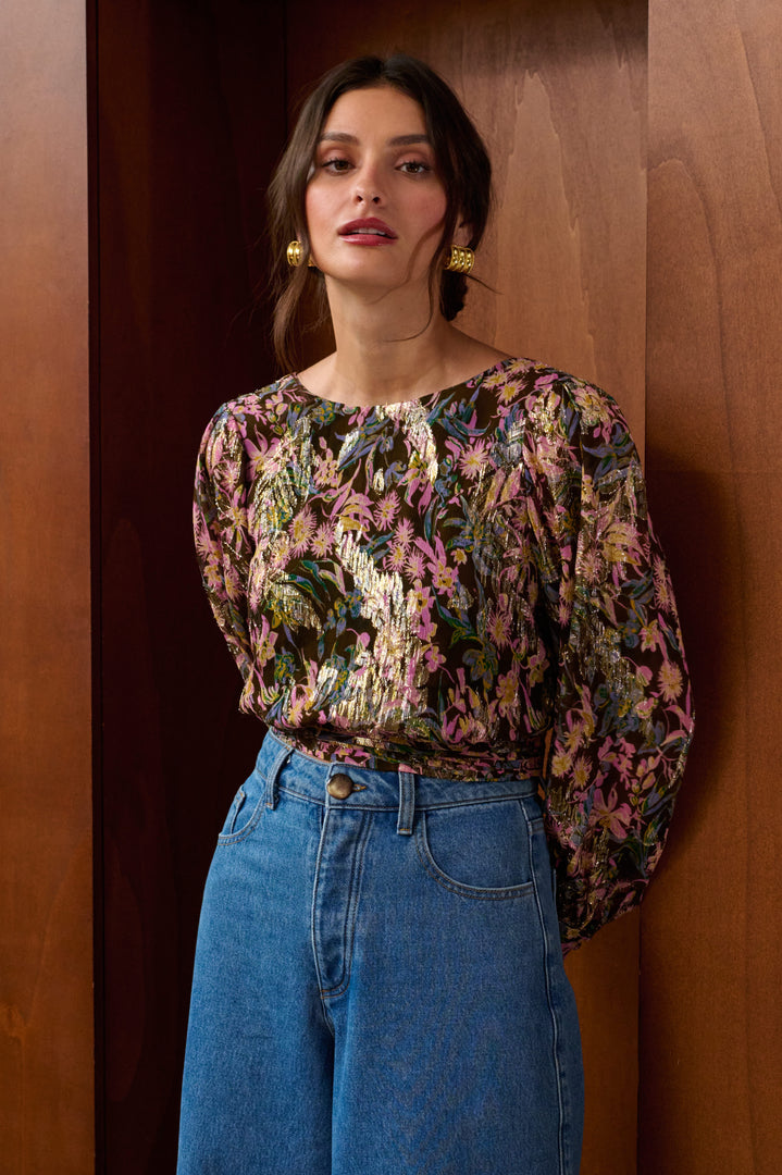 Blouse Eilen chardon lurex