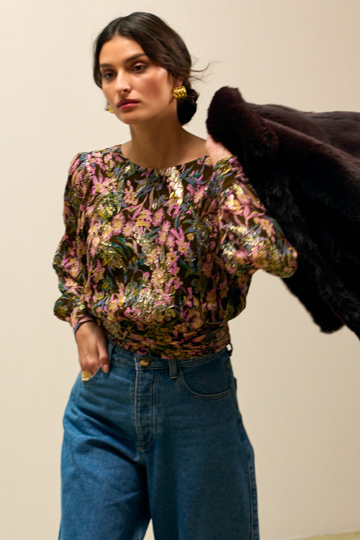 Blouse Eilen chardon lurex