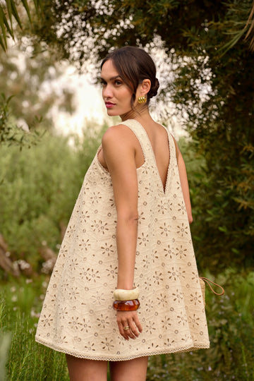 Robe Annarita crème