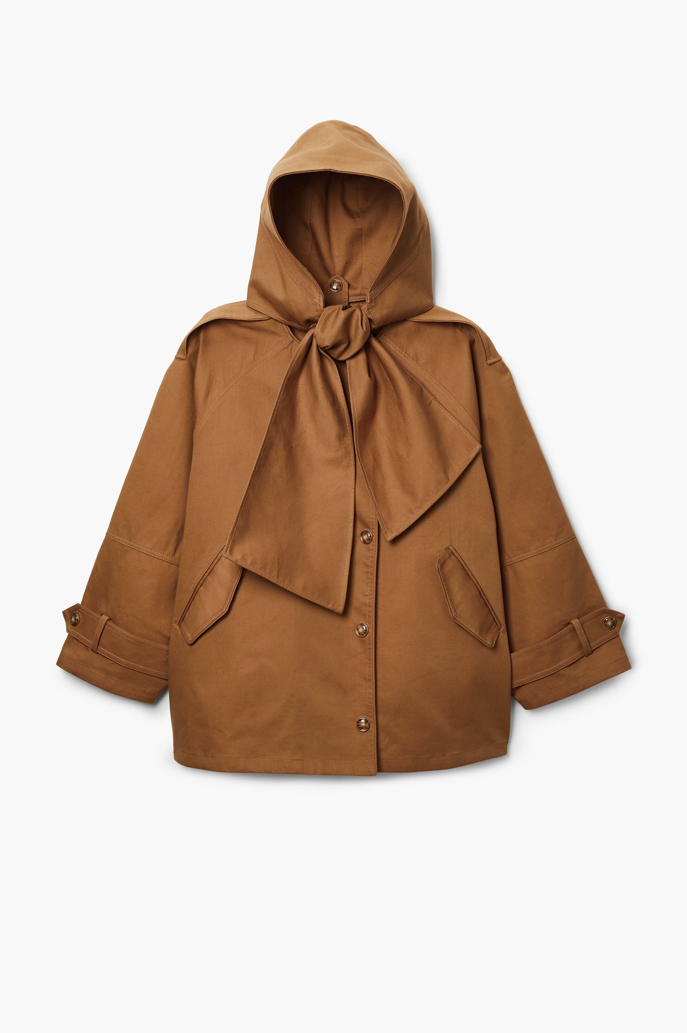 Giorgina short bronze trench coat – Maison Stella & Suzie
