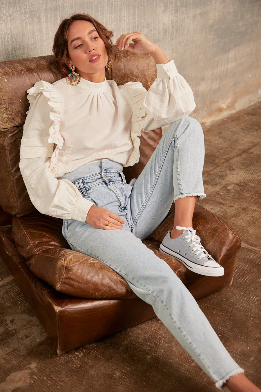 Jean Lary Medium Blue