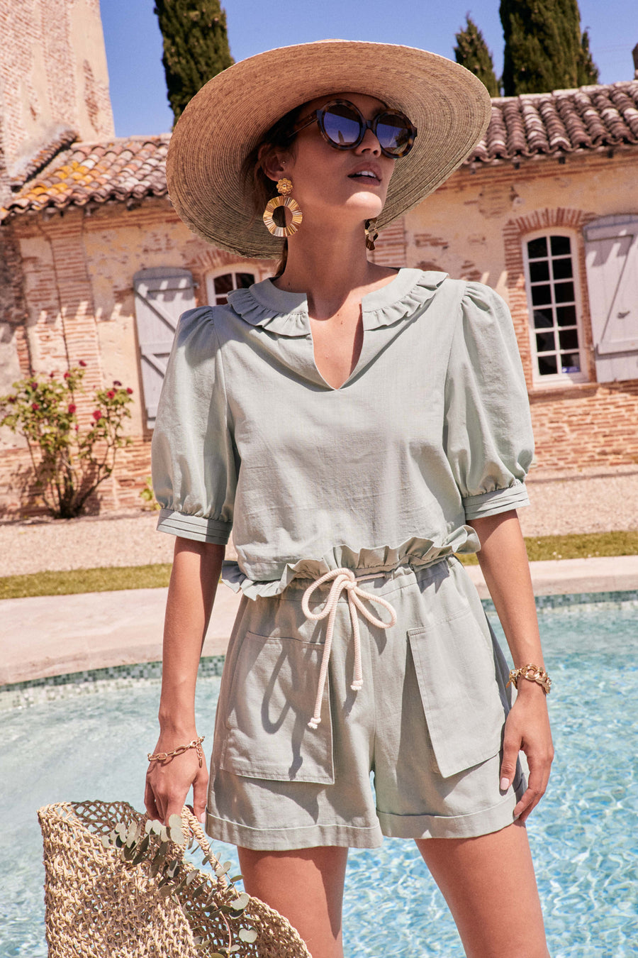 Francine Celadon blouse